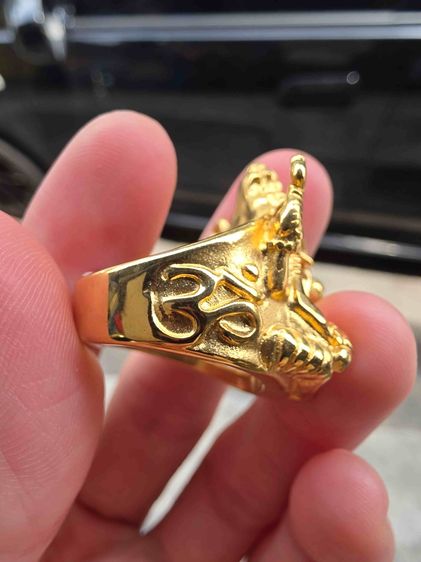 แหวน พระพิฆเนศ สวยเก่าเก็บ รุ่นเก่าหายาก สีทอง ขายตามสภาพ พร้อมส่งครับ รูปที่ 4