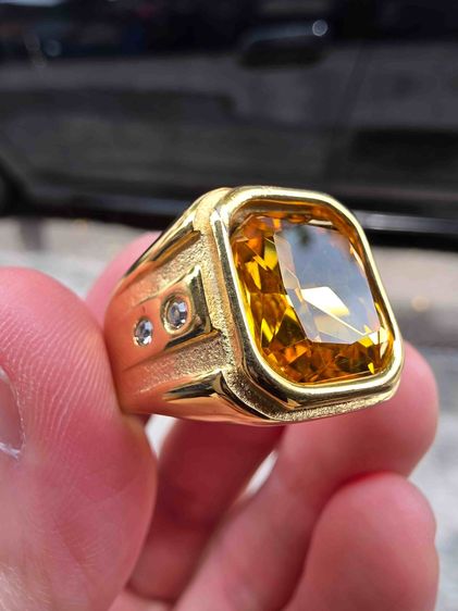 แหวน หัวพลอยสีเหลือง ของเก่าเก็บ เบอร์ 9 ขายตามสภาพ รุ่นเก่า พร้อมส่งครับพี่ๆ 