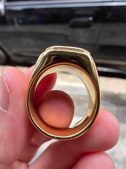 แหวน หัวพลอยสีเหลือง ของเก่าเก็บ เบอร์ 9 ขายตามสภาพ รุ่นเก่า พร้อมส่งครับพี่ๆ  รูปที่ 5