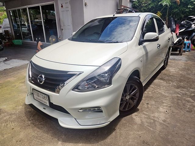 Nissan Almera 2017 1.2 VL Sportech Sedan เบนซิน ไม่ติดแก๊ส เกียร์อัตโนมัติ ขาว