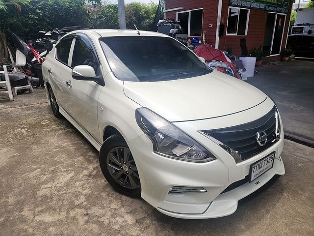Nissan Almera 2017 1.2 VL Sportech Sedan เบนซิน ไม่ติดแก๊ส เกียร์อัตโนมัติ ขาว รูปที่ 3