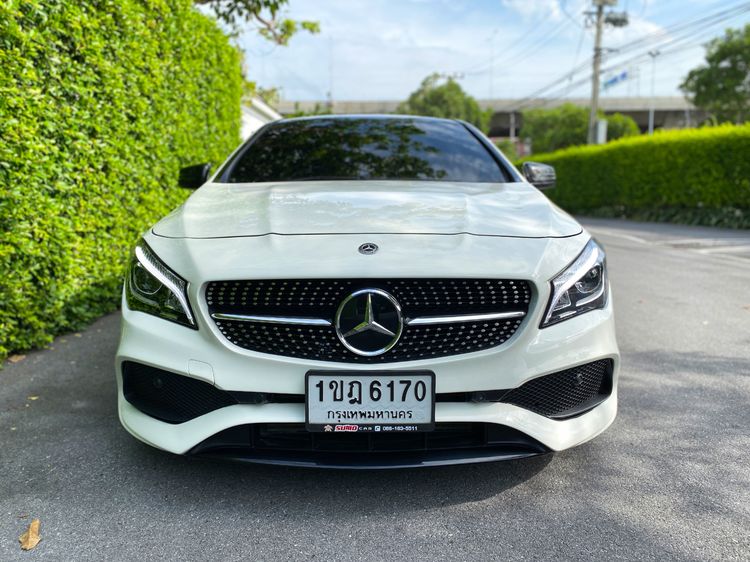 Mercedes-Benz CLA-Class 2018 CLA250 AMG Sedan เบนซิน ไม่ติดแก๊ส เกียร์อัตโนมัติ ขาว รูปที่ 2