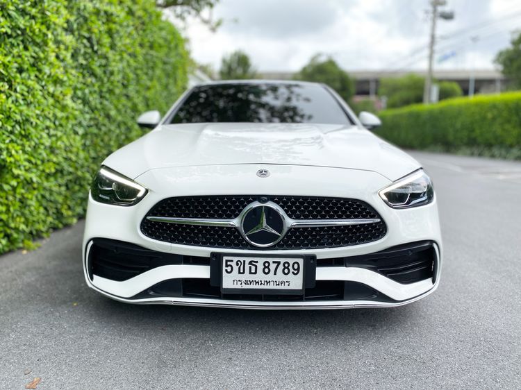 Mercedes-Benz C-Class 2022 C220 Sedan ดีเซล ไม่ติดแก๊ส เกียร์อัตโนมัติ ขาว รูปที่ 2