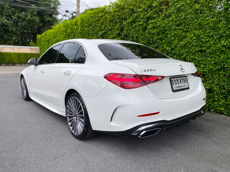 Mercedes-Benz C-Class 2022 C220 Sedan ดีเซล ไม่ติดแก๊ส เกียร์อัตโนมัติ ขาว รูปที่ 3