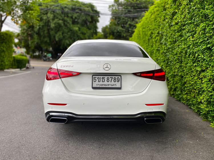 Mercedes-Benz C-Class 2022 C220 Sedan ดีเซล ไม่ติดแก๊ส เกียร์อัตโนมัติ ขาว รูปที่ 4