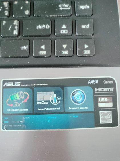 ขายโน๊ตบุค ASUS  รุ่น A45V  รูปที่ 10