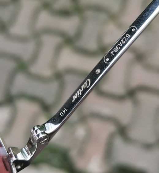 แว่น Vintage Cartier Santos Sunglasses Made In France ตัวหายาก ราคาดีที่สุดครับ รูปที่ 17