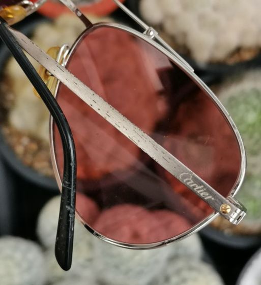 แว่น Vintage Cartier Santos Sunglasses Made In France ตัวหายาก ราคาดีที่สุดครับ รูปที่ 15