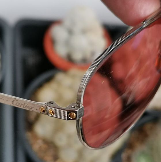 แว่น Vintage Cartier Santos Sunglasses Made In France ตัวหายาก ราคาดีที่สุดครับ รูปที่ 11