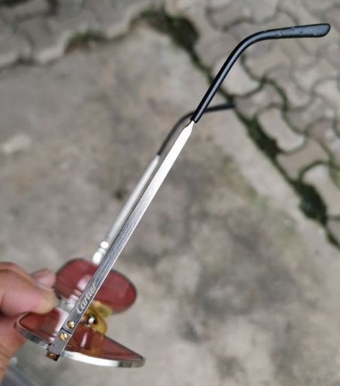 แว่น Vintage Cartier Santos Sunglasses Made In France ตัวหายาก ราคาดีที่สุดครับ รูปที่ 7