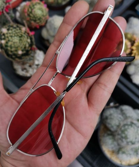 แว่น Vintage Cartier Santos Sunglasses Made In France ตัวหายาก ราคาดีที่สุดครับ รูปที่ 3