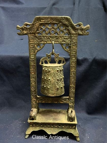 ระฆัง มังกร  สัมฤทธิ์ สะสมA20 รูปที่ 7