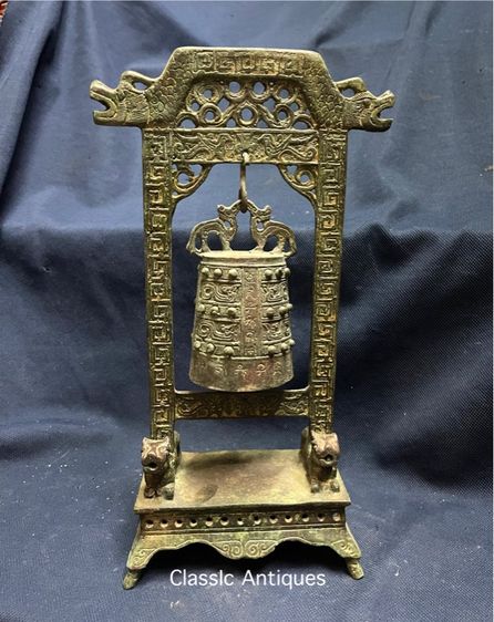 ระฆัง มังกร  สัมฤทธิ์ สะสมA20 รูปที่ 2