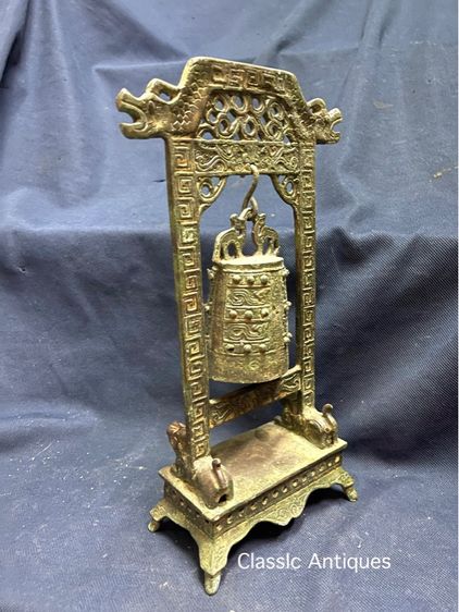 ระฆัง มังกร  สัมฤทธิ์ สะสมA20 รูปที่ 12