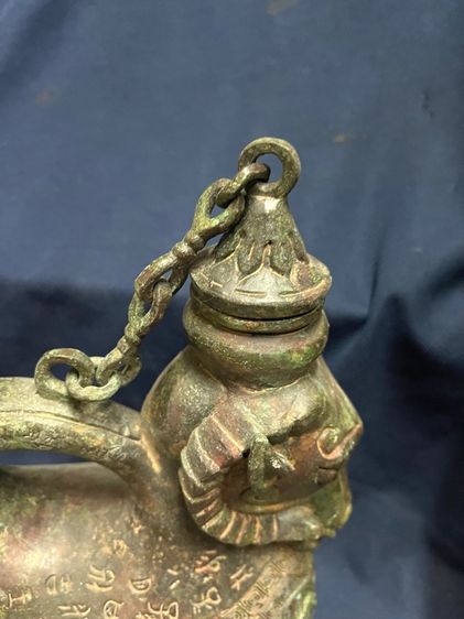 หม้อน้ำ หัวแกะ สัมฤทธิ์ สะสมA16 รูปที่ 7