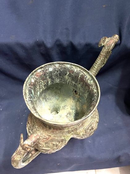 กาน้ำ สามขา สัมฤทธิ์ สะสมA18 รูปที่ 10