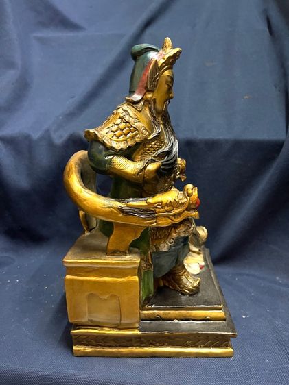 เทพเจ้ากวนอู ทองเหลืองลงยา สะสมA2 รูปที่ 10