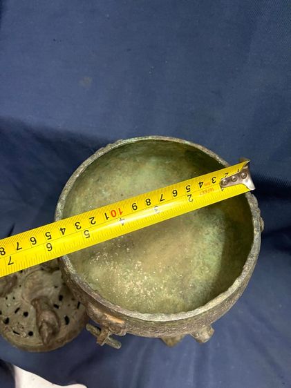 กระถางกำยาน สามขา สัมฤทธิ์ สะสมA10 รูปที่ 16