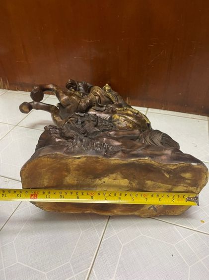 เทพเจ้ากวนอู ขี่ม้า ทองเหลือง องค์ใหญ่ สะสม รูปที่ 16