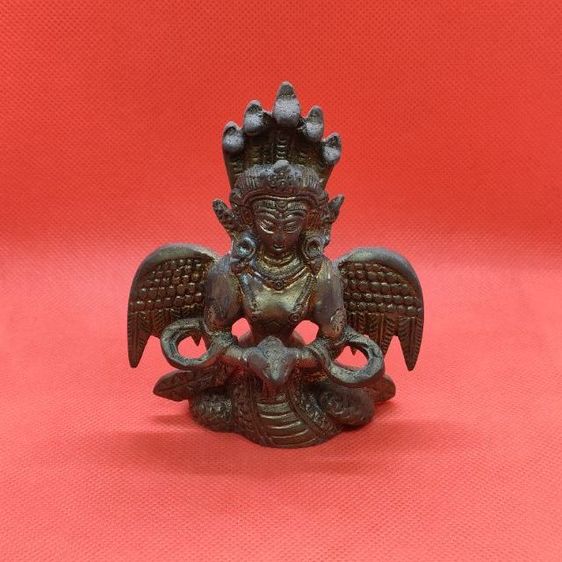 พระแม่นาคกัลยาณี เนื้อทองเหลืองอินเดีย