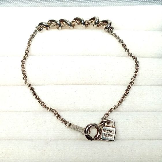 🔖ข้อมือเงินแท้ แบรนด์ MICHEL KLEIN   งานต่างประเทศ