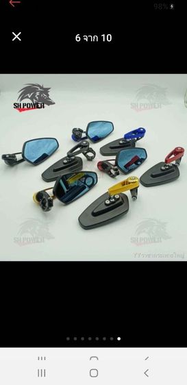 ขาตั้งมอไซค์ ถุงมือทัชสกรีน กระจกแต่งมองข้าง ขาตั้งมือถือมอไซค์ กระเป๋าท้ายรถมอเตอร์ไซค์ 2in1 รูปที่ 10