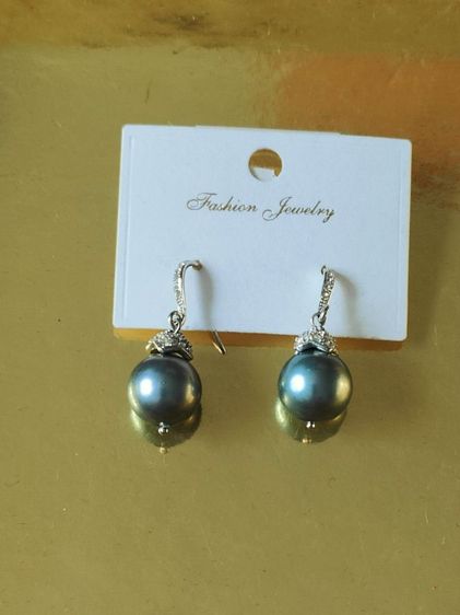 Sale 🔥ต่างหูคริสตัล มุกแท้ รูปที่ 15