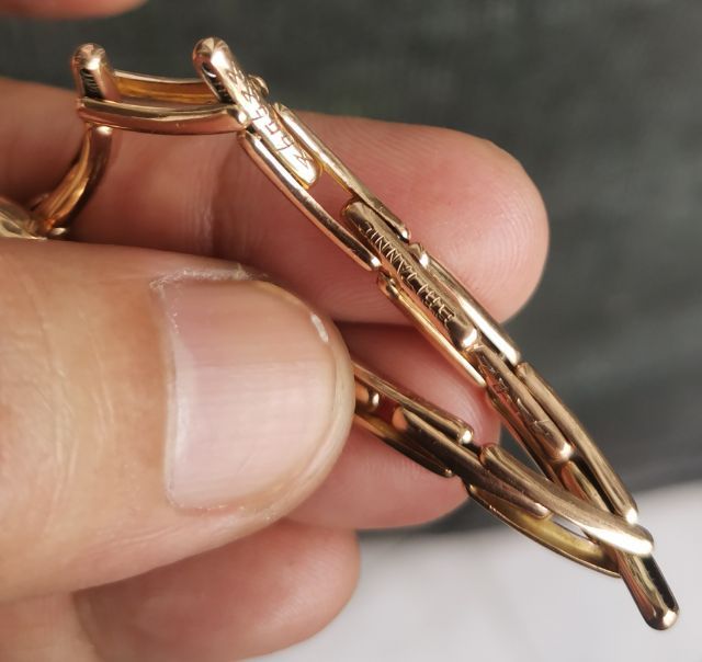 นาฬิกา Vintage Rolex Trench 9k Solid Gold (Rose Gold)​ ทั้งตัวและสาย หายากมากๆ ราคาดีที่สุดแบ่งปันครับ รูปที่ 15