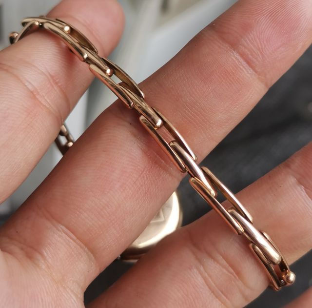 นาฬิกา Vintage Rolex Trench 9k Solid Gold (Rose Gold)​ ทั้งตัวและสาย หายากมากๆ ราคาดีที่สุดแบ่งปันครับ รูปที่ 14