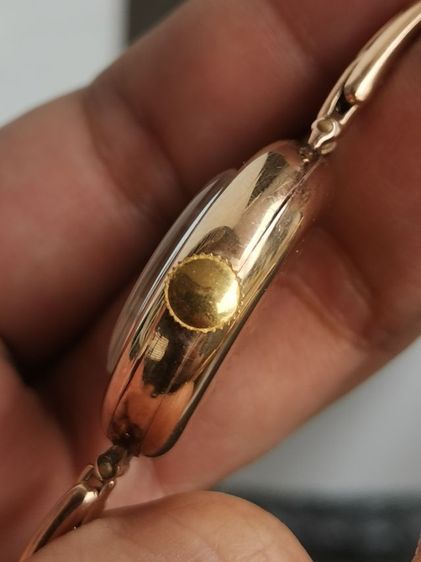 นาฬิกา Vintage Rolex Trench 9k Solid Gold (Rose Gold)​ ทั้งตัวและสาย หายากมากๆ ราคาดีที่สุดแบ่งปันครับ รูปที่ 7