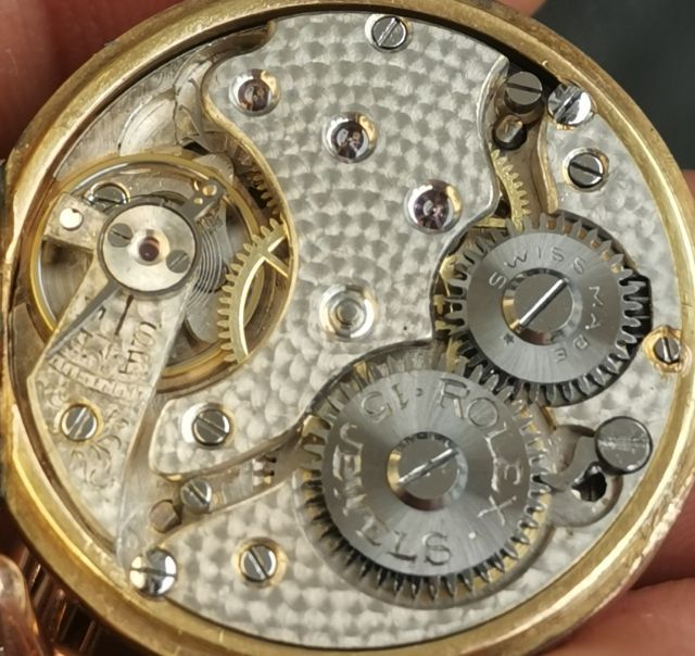นาฬิกา Vintage Rolex Trench 9k Solid Gold (Rose Gold)​ ทั้งตัวและสาย หายากมากๆ ราคาดีที่สุดแบ่งปันครับ รูปที่ 12