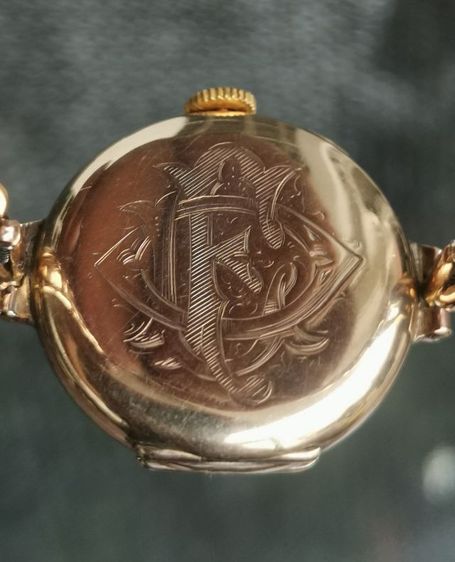 นาฬิกา Vintage Rolex Trench 9k Solid Gold (Rose Gold)​ ทั้งตัวและสาย หายากมากๆ ราคาดีที่สุดแบ่งปันครับ รูปที่ 9