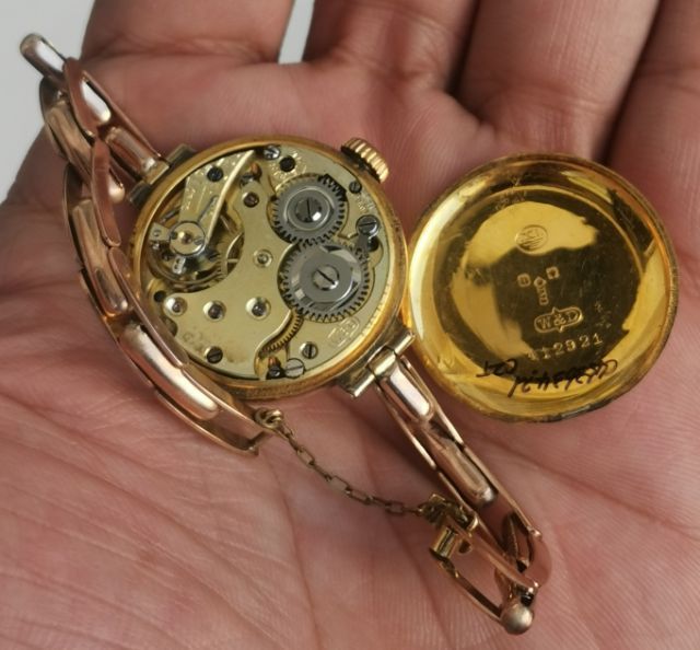 นาฬิกา Vintage Rolex 9k Solid Gold (Pink Gold)​ ทั้งตัวและสาย แท้ๆแบ่งปันในราคาดีทึ่สุดครับ รูปที่ 8