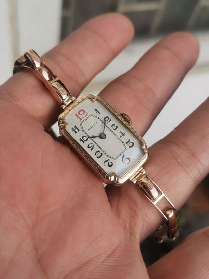 โรสโกลด์ นาฬิกา Vintage​ Rolex 9k Solid Gold (Pink Gold)​ ทั้งตัวและสาย เหลี่ยมๆที่สุดของความหายาก ราคาแบ่งปันครับ