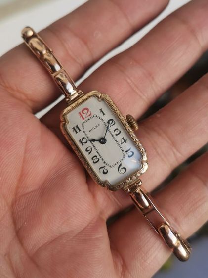 นาฬิกา Vintage​ Rolex 9k Solid Gold (Pink Gold)​ ทั้งตัวและสาย เหลี่ยมๆที่สุดของความหายาก ราคาแบ่งปันครับ รูปที่ 2