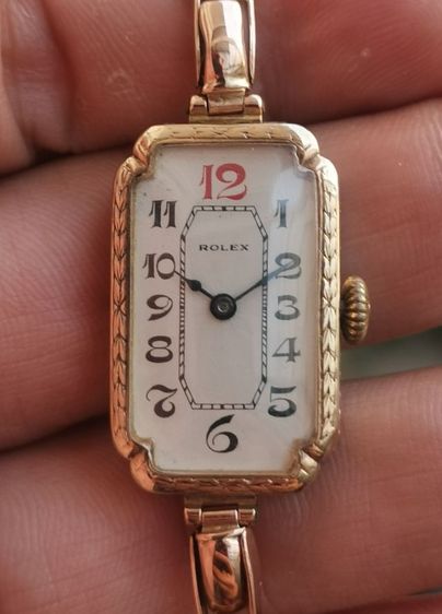 นาฬิกา Vintage​ Rolex 9k Solid Gold (Pink Gold)​ ทั้งตัวและสาย เหลี่ยมๆที่สุดของความหายาก ราคาแบ่งปันครับ รูปที่ 3