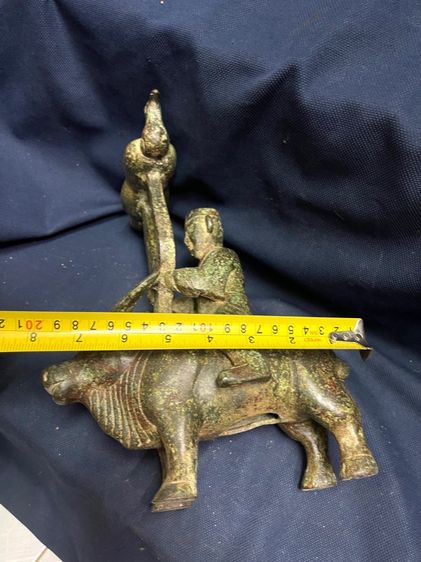 เชิงเทียน คนขี่ควาย สัมฤทธิ์ สะสมA24 รูปที่ 17