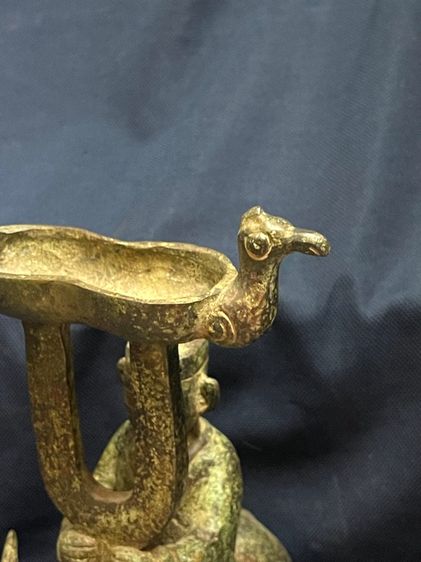 เชิงเทียน คนขี่ควาย สัมฤทธิ์ สะสมA24 รูปที่ 9