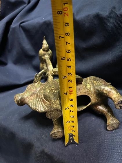 เชิงเทียน คนขี่ควาย สัมฤทธิ์ สะสมA24 รูปที่ 16