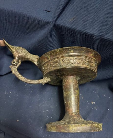 พาน นก สัมฤทธิ์ สะสมA29 รูปที่ 9