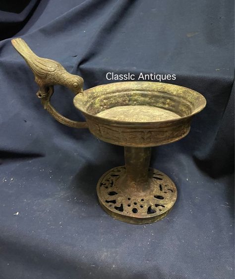 พาน นก สัมฤทธิ์ สะสมA29 รูปที่ 14