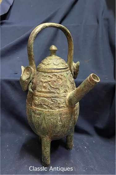 กาน้ำ สามขา สัมฤทธิ์ สะสมA28