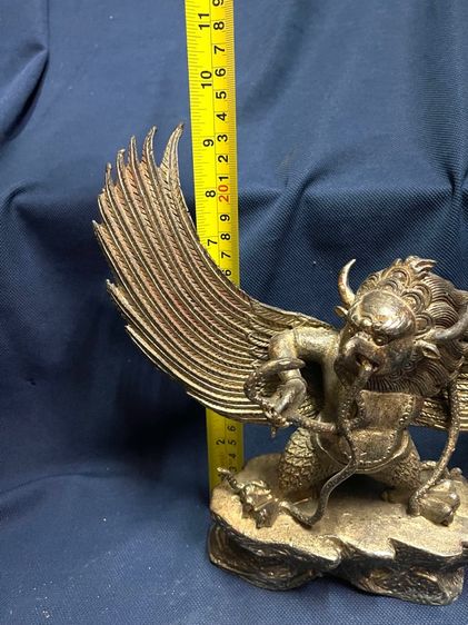 ครุฑยุดนาค ทิเบต ทองเหลือง สะสมA2 รูปที่ 12