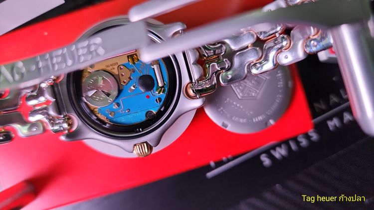Tag heuer ก้างปลา BoySize หน้าขาว สองชั้นสองกษัตริย์ รูปที่ 6
