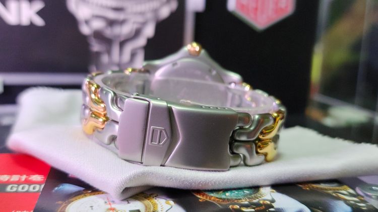 Tag heuer ก้างปลา BoySize หน้าขาว สองชั้นสองกษัตริย์ รูปที่ 5
