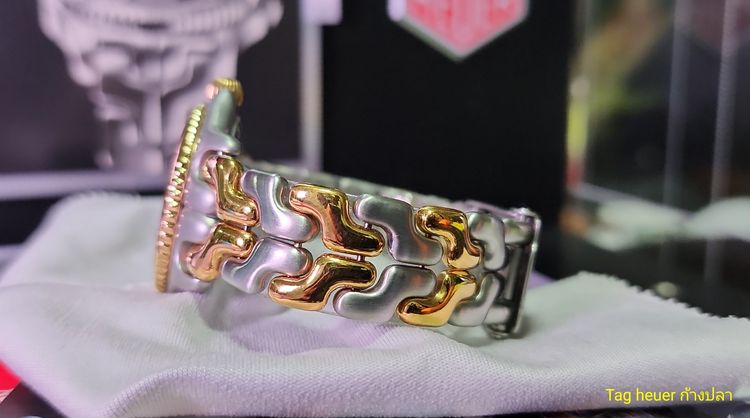 Tag heuer ก้างปลา BoySize หน้าขาว สองชั้นสองกษัตริย์ รูปที่ 4