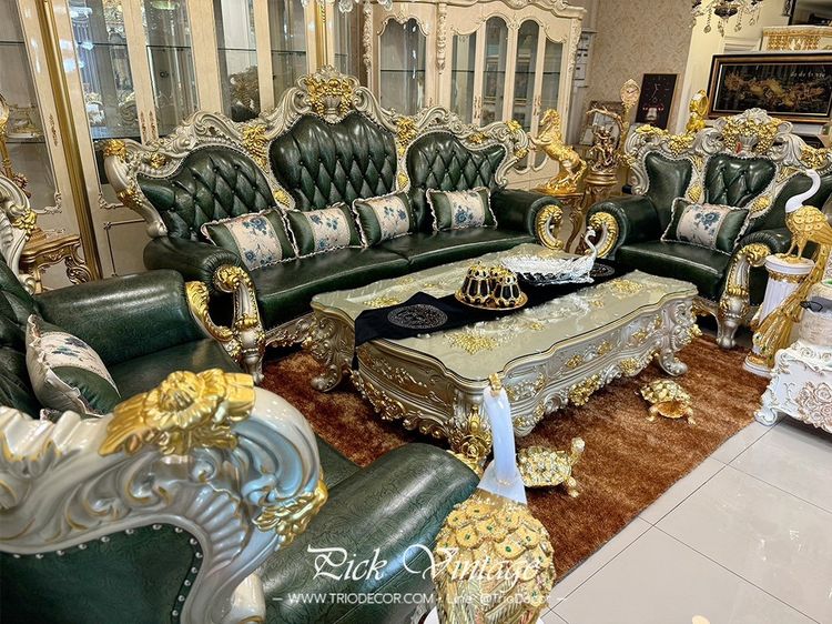 VERSAILLES PREMIUM ROYAL SOFA SET ชุดโซฟาหลุยส์ พร้อมโต๊ะกลางสุดหรู รุ่น เวอร์ไซยส์ รูปที่ 5