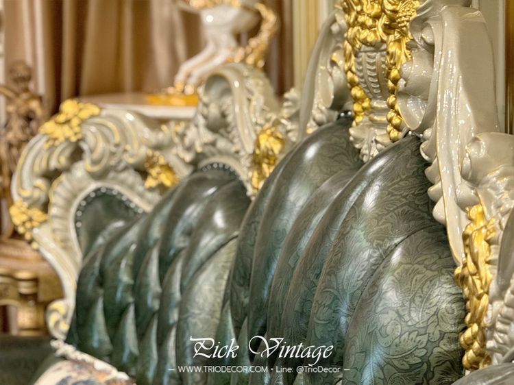VERSAILLES PREMIUM ROYAL SOFA SET ชุดโซฟาหลุยส์ พร้อมโต๊ะกลางสุดหรู รุ่น เวอร์ไซยส์ รูปที่ 13