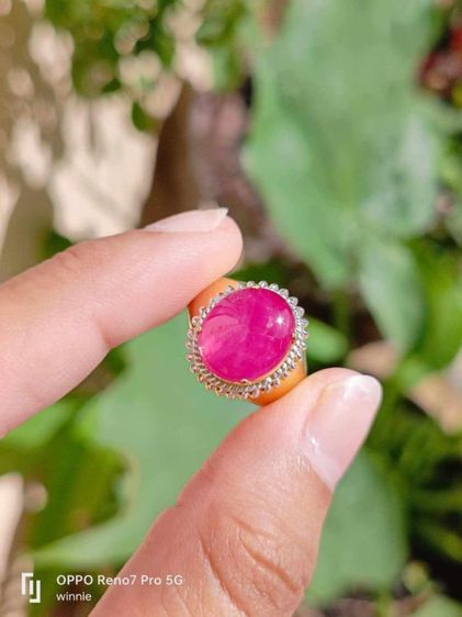 เงิน แหวนทับทิมพม่าแท้