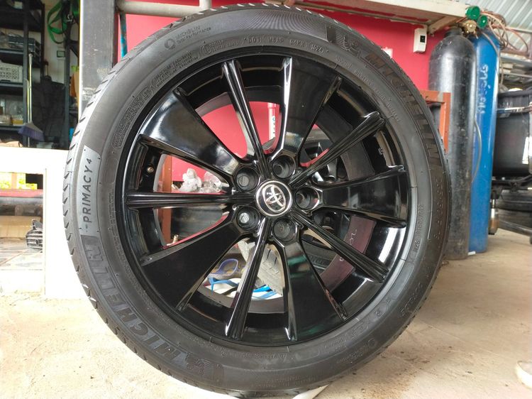 แม็กโตโต้า ขอบ18 พร้อมยางมิชลิน 235 50 18 ปี24 ยางสวยทุกเส้น ใส่Vellfire  อัลพาร์ด revo vigo  chr. แม็กไม่ดุ้งไม่คดไม่แตก รูปที่ 2